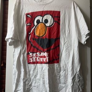 Fruit of the Loom White T-Shirt with Multicolor Logo